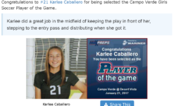 Player of the Game vs Mesquite High School